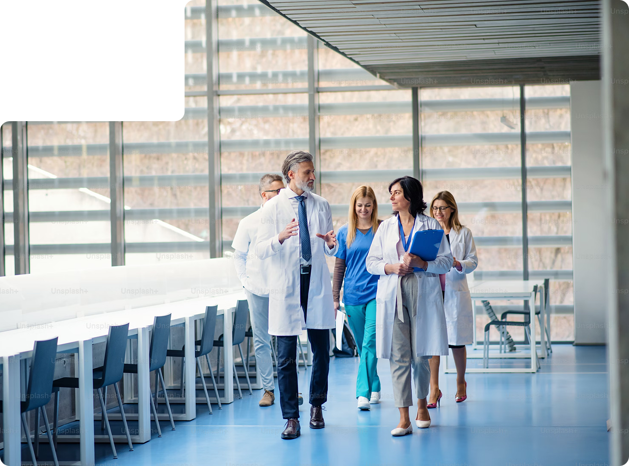  A group of doctors